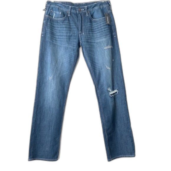 Buffalo Driven-X Straight Leg Distressed Jeans Size 32 - Picture 1 of 9